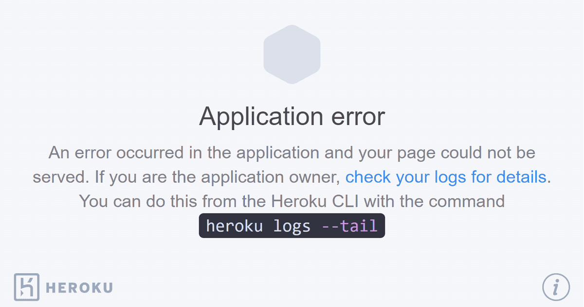 Herokuで"at=error code=H14 desc=No web processes running"エラーになる件